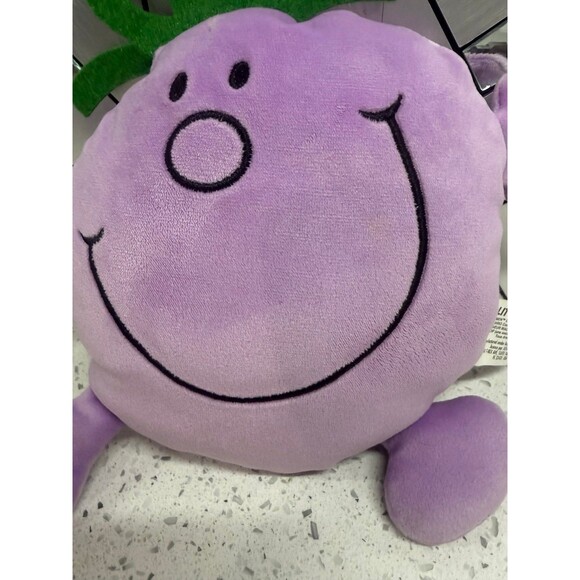 Little Miss Memes Naughty Purple 7" Soft Plush Toy Happy Face Gift Kids CUTE - Picture 3 of 9